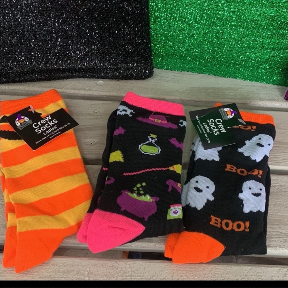 Clearance ~ Halloween Fashion Socks - 3pair 🎃🆕🎃 A 2 For $14 item ⭐️